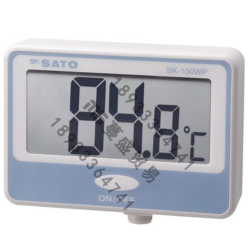 蔓盛貿(mào)易供應(yīng)SATO佐藤壁掛式防水?dāng)?shù)字溫度計 SK-100WP